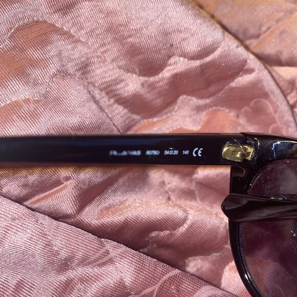 Kate Spade Samantha/s 8079O Black‎ Round Cat Eye Gray Sunglasses 54-20 140 - Picture 9 of 9